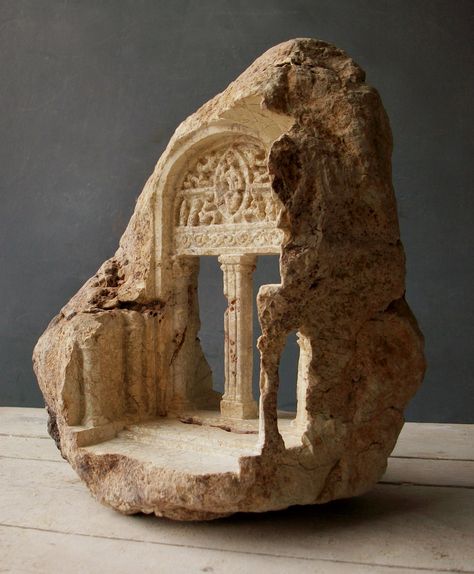 Matthew Simmonds explores historic architecture in stone sculptures Stone Carving Sculpture, Stone Sculptures, Rock Sculpture, Architectural Sculpture, Gemstone Art, Historic Architecture, Vaulted Ceilings, Carved Stone, Stone Crafts