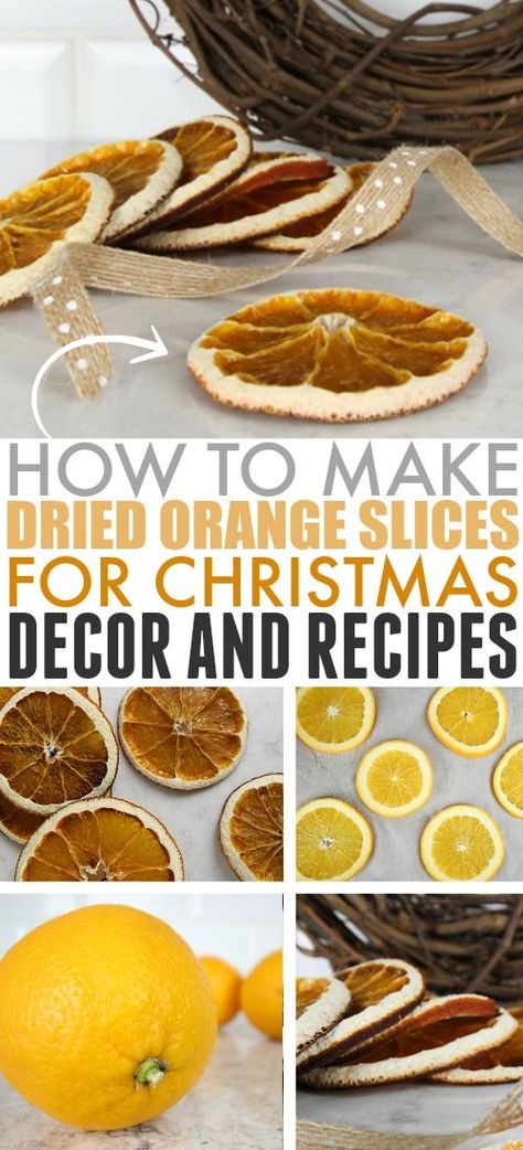 In this post, learn how to dry orange slices to use in traditional Christmas decor as well as in holiday recipes. No fancy equipment required! #DryOrangeSlices #DIYChristmas #VictorianChristmas #NaturalChristmas Dry Orange Slices, Dry Oranges, Ideas Decoracion Navidad, Homemade Potpourri, Fall Garlands, Orange Christmas, Traditional Christmas Decorations, Dried Orange Slices, Dried Oranges