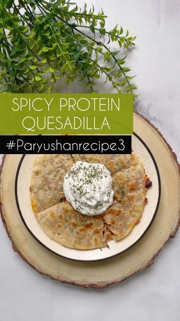 SALT IN ALL | 👩🏻‍🍳 Nikita Shah on Instagram: "❤️♐💬 for Paryushan recipes Up your nutrition game during Paryushan with these Spicy Protein Quesadillas 😍Packed with the goodness of Paneer & Kidney Beans, this is one healthy & delicious recipe! Homemade rotis are a great alternative to tortillas and go really well with this flavourful filling. You will really enjoy making these as they come together very easily & are such a satisfying meal! So try it out & tag @saltinall when you make this💫 ? Jain Recipes Paryushan, Paryushan Recipes, Peri Peri Masala, Satisfying Snacks, Jaggery Powder, Jain Recipes, Ginger Powder, Mumbai Food, Red Chilli Powder