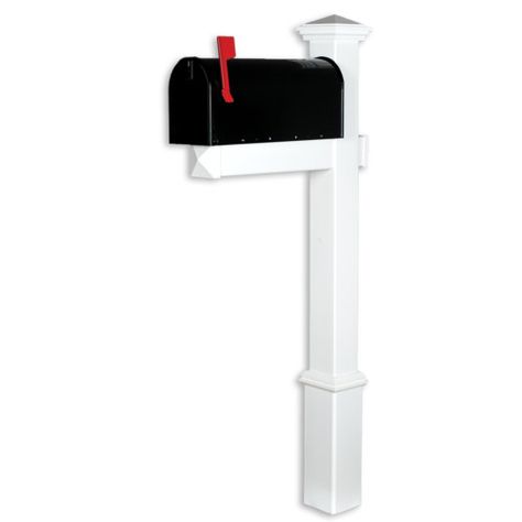 Found it at Wayfair - Mailbox with Post Included Package Mailbox, Wood Anchor, New Mailbox, Architectural Mailboxes, Home Improvement Tv Show, Wall Mount Mailbox, Mailbox Post, Mounted Mailbox, Outdoor Hanging Lanterns