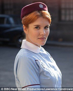 Farewell: Patsy Mount and Delia Busby, played by Emerald Fennel and Katy Lamb (L-R), will be departing Call The Midwife in the next season Call The Midwife Patsy, Nurse Midwife, Neonatal Nurse, Call The Midwife, Nursing Programs, Nurse Uniform, British Tv, Bbc, Emerald