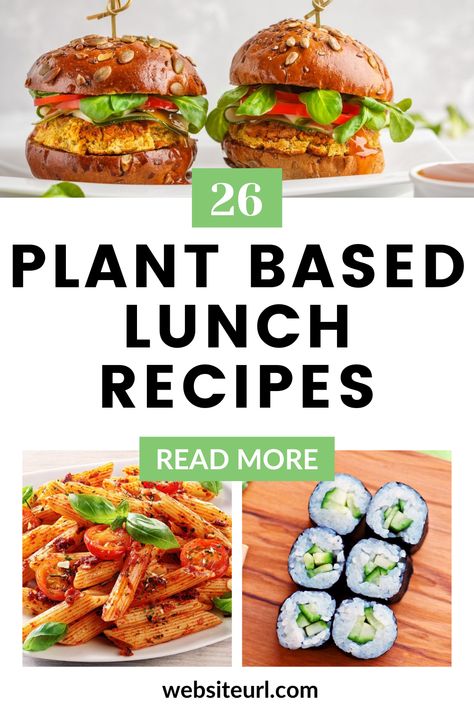 Lunch always tends to be the hardest meal of the day to organize, and if you’ve recently switched to a plant-based diet, maybe it’s becoming tougher than ever. Plant-based meals are a great way to increase your vegetable, protein, and grain intake and are an easy way to eat clean and healthy food. Here are 26 Plant-Based Lunch Ideas Worth Trying. Simple Dishes, Plant Based Lunch, Plant Based Diet Recipes, Diet Breakfast Recipes, Meal Of The Day, Vegetable Protein, Eat Clean, Lunch Ideas, Plant Based Diet