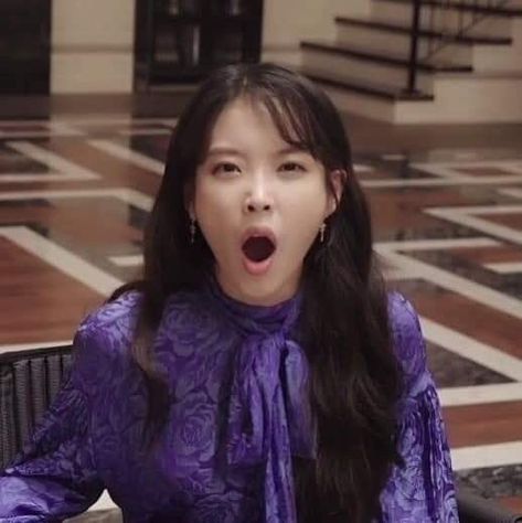 Iu Memes Funny, Iu Funny Face, Iu Funny, Iu Icons, Shocked Face, Prettiest Celebrities, Bts Army Logo, Lee Jieun, Kdrama Memes