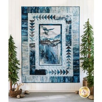 Quilted Panels Wall Hangings, Panel Quilts With Flying Geese, Quilts With A Panel In The Middle, Flying Geese Borders On Quilts, Free Panel Quilt Patterns, Panel Quilt Patterns Free, Quilt Patterns Using Panels, Quilt Borders Ideas Inspiration, Quilts Using Panels