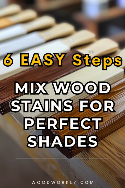 Wondering if wood stains can be mixed? Learn how to blend stains safely and create custom shades for unique wood finishes. Click for mixing tips! #WoodStains #WoodFinishing #DIYProjects #Woodworking #CustomColors Wood Stain Techniques, Natural Stain Colors, Natural Stain Wood, Stain Techniques, Wood Finishing, Staining Cabinets, Wood Stains, Wood Stain Colors, Water Based Stain