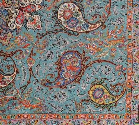 A History of Graphic Design: Chapter 92 - A history of Paisley or Boteh Jegheh Design Kashmiri Pattern, Printed Silk Sarees, Like Symbol, Flowers Graphic, Paisley Shawl, Ancient Persia, Paisley Park, Paisley Art, Digital Borders Design