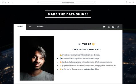 How I Designed My Own Data Science Portfolio Website? | by Rohith Teja | Feb, 2022 | Towards Data Science Data Science Portfolio Website, Data Science Portfolio, Science Portfolio, Data Portfolio, Personal Website Portfolio, Learn Html And Css, Resume Objective Statement, Data Science Learning, Telling Time Worksheets