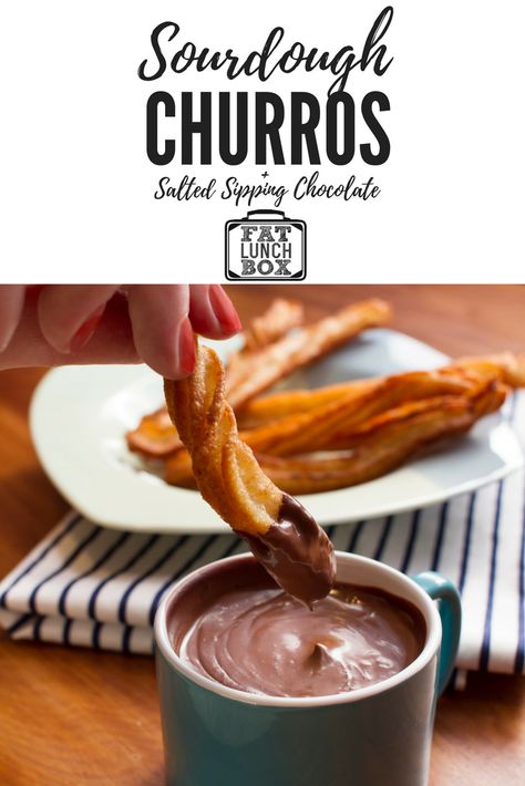 Sourdough Discard Churros, Sourdough Churros Recipe, Sourdough Churros, Sourdough Desert, Sourdough Cakes, Sour Snacks, Spanish Churros Recipe, Sourdough Basics, Spanish Dessert