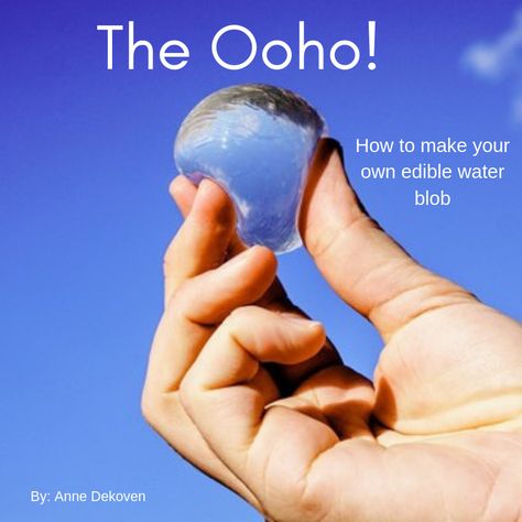 How to Make an Ooho the Edible Water Blob Edible Water Bottle, Water Blob, Real Castles, Homemade Slime, Rain Collection, Water Containers, New Inventions, Water Balloons, Chocolate Drinks