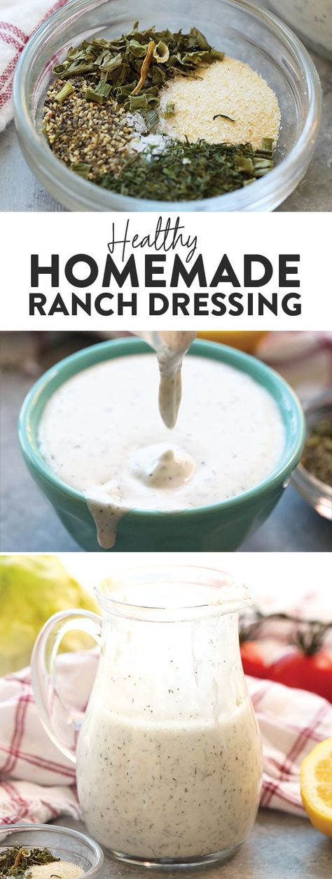 It’s hard to find dressing without a long list of ingredients. This post will teach you how to make Homemade Healthy Ranch Dressing so that you’ll never have to go to the grocery store for dressing again! Homemade Ranch Dressing Healthy Greek Yogurt, Low Fat Ranch Dressing Recipe, Homemade Healthy Ranch Dressing, Low Calorie Ranch, Healthy Ranch Dressing Recipe, Healthy Homemade Ranch Dressing, Healthy Homemade Ranch, Healthy Ranch, Greek Yogurt Ranch Dressing