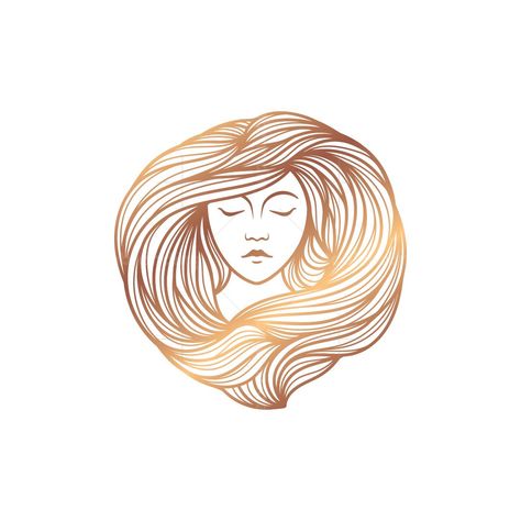 Hair icon logo