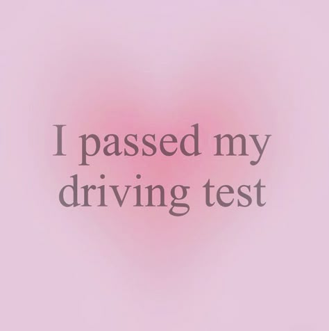 Passed Licence, 2024 Vision Board Driving, Driving Pass Aesthetic, I Passed My Drivers Test, Getting A Drivers Licence, Driver Test Aesthetic, Passed My Driving Test Aesthetic, Pass Theory Test Aesthetic, Drivers Lisence Manifest