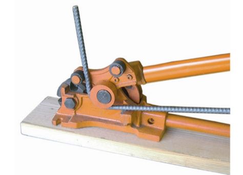 This manual rebar cutter and bender will cut and bend rebar up to Rebar Bender, Welding Tables, Construction Ideas, Welding Equipment, Pergola With Roof, Construction Tools, Roof Panels, Used Tools, Tools For Sale