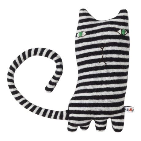 Donna Wilson Mono Cat Soft Toy - Trouva Cat Soft Toy, Cat Patch, Striped Cat, Fabric Toys, Cat Crafts, Soft Sculpture, Fabric Dolls, Soft Yarn, Softies