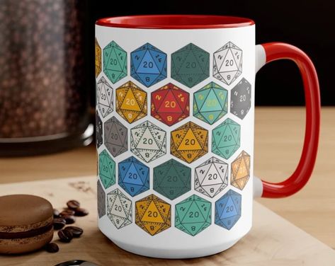 View Apparel by LeBrazen on Etsy Dnd Mug, Dungeon Master Gifts, Nerd Gifts, D D Maps, Dark Cottagecore, Dnd Dice, D&d Dungeons And Dragons, Dungeon Master, Gamer Gifts