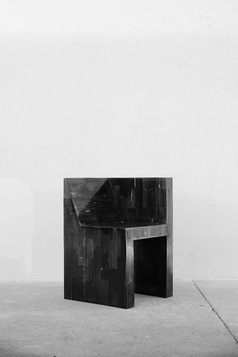 Petrified wood half box, 2011 Rick Owens Furniture, Milan Store, Artistic Furniture, Marble Furniture, Unique Chair, Chaise Design, Brutalism, Furniture Inspiration, A Chair