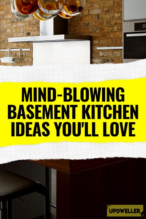 Having a kitchen in your basement means more entertaining, more fun, so why not? Here are some of my best basement kitchen ideas that will inspire you to get renovating. #kitchen #basement #DIY #home #hometips Diy Basement Kitchen, Kitchen In Basement Ideas, Small Basement Kitchen Ideas Layout, Kitchette Ideas Basements, Basement With Kitchen, Small Basement Kitchen Ideas, Basement Kitchens, Kitchen Apartment Ideas, Renovating Kitchen