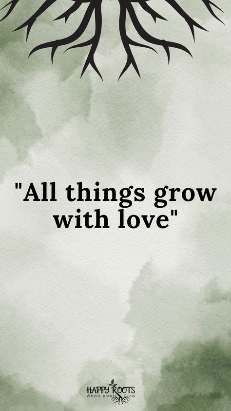 A beautiful reminder that love is the nourishment for growth, whether it's in our gardens or our hearts. Spread love and watch beautiful things bloom. 🌷💕 #LoveAndGrowth #Inspiration #plant #plantquote Quotes About Plants And Growth, Healing Habits, Unity Consciousness, Plant Quotes, Rooted In Love, Quotes Growth, Growing Quotes, Plants Quotes, Successful Business Tips