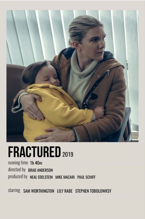 Fractured Movie, Fracture Movie, Broken Movie, Polaroid Movie Poster, Film Decor, Amazing Movies, Movie Board, The Stranger Movie, Mini Posters