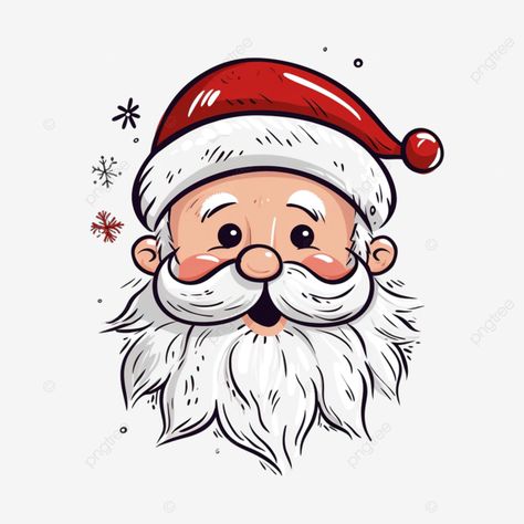 christmas doodle santa noel face childish cartoon boho naive funky handdrawn style art vector cute Cute Holiday Drawings, Santa Face Drawing, Christmas Santa Drawing, Drawing Santa Claus, Christmas Flash Art, Cute Santa Drawing, Santa Drawings, Cute Santa, How To Draw Santa Easy