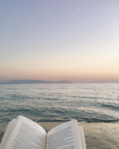 Reading A Book On The Beach, June Manifestation, Book On Beach, Beach Reading Aesthetic, Book And Beach, Books And Beach, Book At The Beach, Reading On The Beach, Blue Moodboard