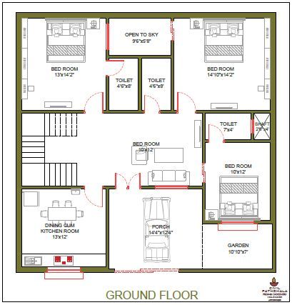 40x40 House Plans 3 Bedroom, 4bedroom House Design, 40×40 House Plans, 1600 Sq Ft House Plans One Level, 40x40 House Plans Layout, 40x40 House Plans, 3bhk House Design, 800 Sq Ft House Plans, 40x60 House Plans