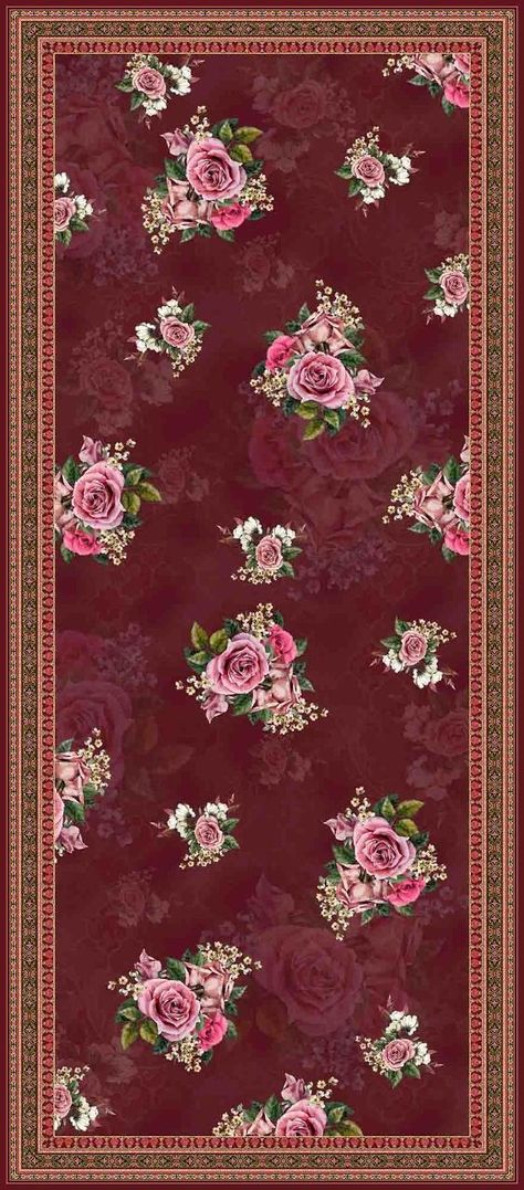 Dupatta-02 Floral Textile, Photo Album Quote, Digital Print Fabric, Digital Flowers, Textile Design, Flower Prints, Digital Design, Bohemian Rug, Character Art