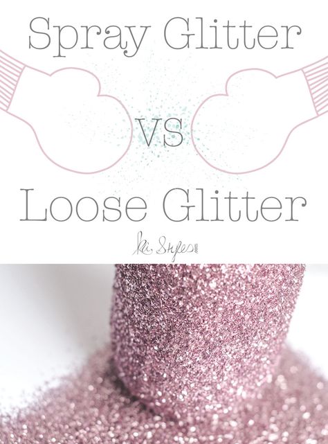 Spray glitter vs loose glitter on mason jars. Things To Do With Jars, Spray Paint Mason Jars, Spray Glitter, Spray Paint Wood, Spray Paint Projects, Glitter Spray Paint, Decorator Frosting, Spray Glue, Glitter Mason Jars