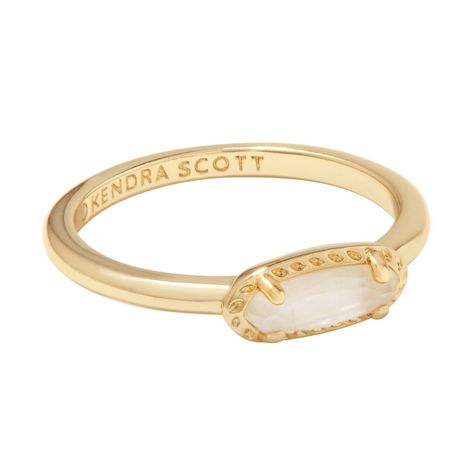 Gold Rings Promise, Kendra Scott Ring, Jewelry Kendra Scott, Ring Stacks, Preppy Jewelry, Brass Band, Jewelry Accessories Ideas, Ring Stack, Jewelry Essentials