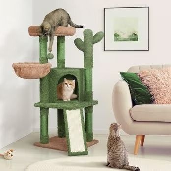 Cat Furniture: Cat Towers, Condos, Perches (Free Shipping) | Chewy Kitty Condo, Cat Cowboy, Cat Climbing Tower, Cactus Cat, Cat Climbing Frame, Modern Cat Tree, Cat Tree Condo, Cat Post, Sisal Rope