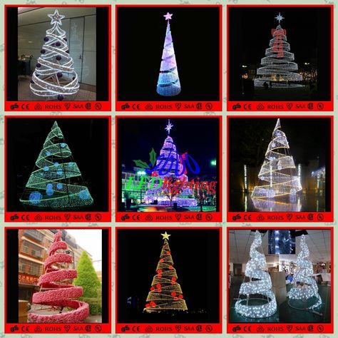 led spiral tree white outdoor lighted christmas trees giant christmas tree Diy Giant Christmas Tree, Outdoor Spiral Tree Christmas, Lighted Christmas Trees, Led Outdoor Christmas Tree, Large Outdoor Christmad Tree, Outdoor Artifical Christmas Tree, Giant Christmas Tree, Spiral Christmas Tree, Spiral Tree