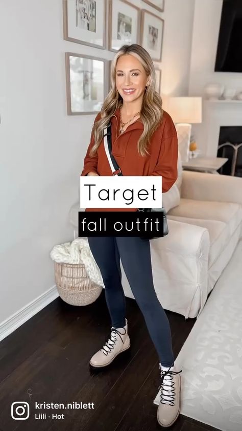 Hiking Boot Outfits Women, Womens Hiking Boots Outfit, Hiking Boot Outfit, Target Fall Outfits, Target Boots, Hiking Boots Outfit, Hiking Boots Women, Target Style, Mom Outfits