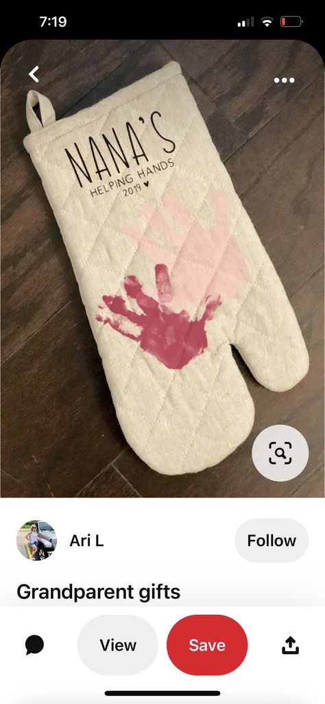 Grandparents Valentines Gift, Grandparents Valentines, Oven Mitts Gift, Valentine Crafts For Kids, Valentine Fun, Diy Valentines Gifts, Gifts For Grandparents, Grandparent Gifts, Helping Hands