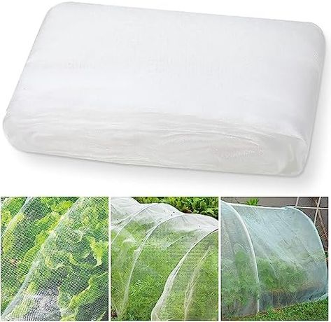 WAIZHIUA 2.5 x 10m Insect Netting Fine Mesh Garden Insect Protection Netting Vegetable Protective Mesh Net Check more at https://uk.productsoffer.in/waizhiua-2-5-x-10m-insect-netting-fine-mesh-garden-insect-protection-netting-vegetable-protective-mesh-net/ Garden Mesh, Can Water, Plant Insects, Bird Netting, Garden Netting, Insect Netting, Row Covers, Strawberry Garden, Small Insects