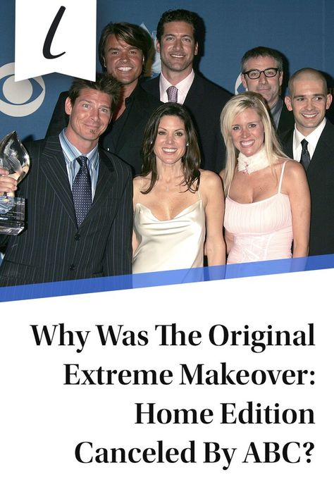 "Extreme Makeover: Home Edition" was a show with heart, known for rebuilding the homes of families in need.  #extremekaeover #realitytv Extreme Makeover Home Edition, Extreme Makeover, What Happened, The List, The Original, Abc