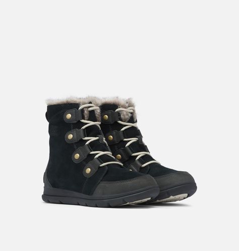 Women's Sorel Explorer™ Joan Boot | SOREL Sorel Explorer Joan Boot, Style List, Fashionable Snow Boots, Winter Gear, Stylish Boots, Sorel Womens, Winter Vacation, Christmas 2020, Faux Fur Collar