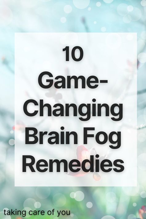 Struggling with perimenopause brain fog? Discover 10 game-changing tips to help clear your mind and boost your cognitive function. Say goodbye to forgetfulness and hello to mental clarity with these brain fog busters! #perimenopause #brainfog #menopause #mentalclarity" Brain Fog Supplements, Brain Fog Remedies, Clear Brain Fog, Good Vitamins For Women, Foggy Brain, Sinus Pressure, Brain Tricks, Deep Breathing Exercises, Mental Energy