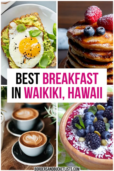 Best Seafood In Oahu, Best Restaurants In Waikiki, Hawaii Breakfast, Oahu Food, Hawaiian Breakfast, Waikiki Restaurants, Honolulu Vacation, Hawaii Trip Planning, Waikiki Hawaii