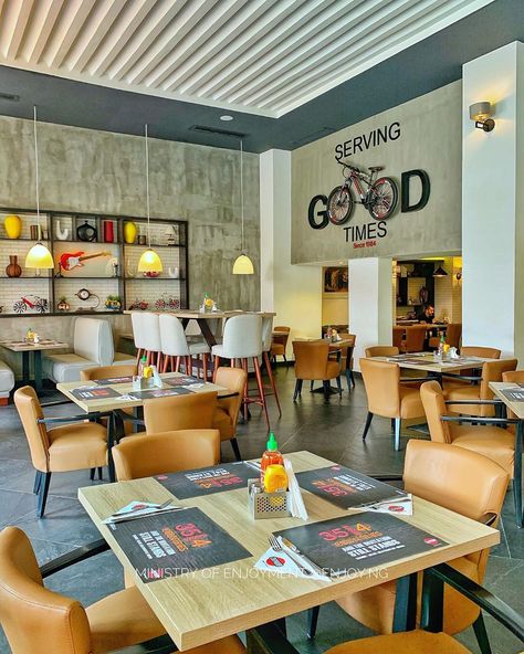 Crepaway Nigeria: Now Open in Victoria Island, Lagos Nigeria Restaurant Design, Nigeria Food, Casual Restaurant, Outside Bars, Victoria Island, Casual Restaurants, Restaurant Ideas, Lagos Nigeria, Restaurant Interior Design