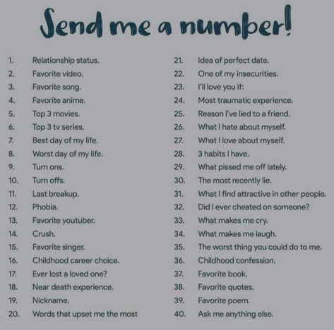 Hey guys (if anyone is there reading 😅) This is just so we could know each other more. One condition, (if you are comfortable) you also have to answer the question with me! Be free to contact me on Pinterest! Ask Me Anything Just One, The Person Who Sent You This Wants You To Know, Send Me A Number, Answer Me, Friend Stuff, Reality Of Life Quotes, Answer The Question, Sleepover Ideas, Ask Me Questions