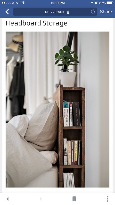 Smart Apartment, Head Boards, Apartment Storage, Apartment Organization, Bookshelves Diy, Amazing Diy, Decor Minimalist, Organization Bedroom, Book Shelf