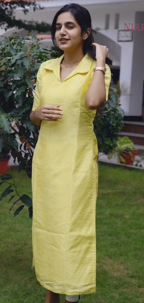 Women's Kurti Designs, Simple Kurti Neck Designs Casual, Kurti From Saree Ideas Latest, Kurthi Models Latest Cotton For Stitching, Jute Silk Kurti Designs, Kurta Hand Designs, Kurthi Sleeve Designs Latest, Womens Kurta Designs, Kurthas Designs Latest