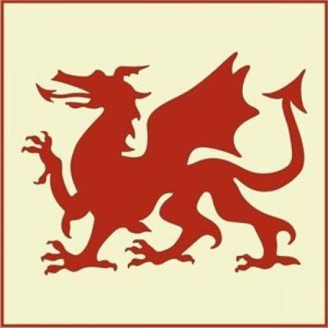 Cardiff Uni, Welsh Tattoo, Dragon Stencil, Welsh Art, Farmhouse Reno, Dragon Medieval, Flag Ideas, Red Dragon Tattoo, Wales Flag