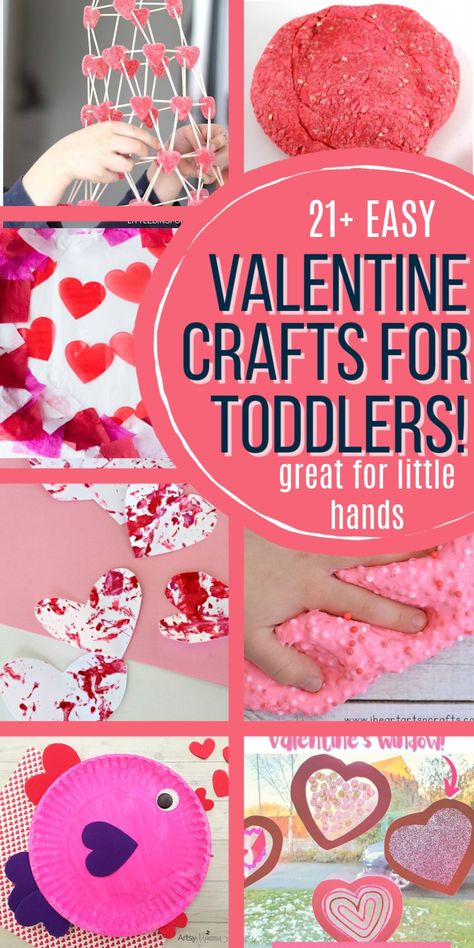 Valentines Projects For Kids Toddlers, Diy Valentines Gifts From Toddler, Toddler Valentines Day Crafts Preschool, Diy Valentines Activities For Kids, Preschool Crafts For Valentines Day, Toddler Handmade Valentines, Valentine’s Day Cards For Toddlers, Diy Valentines Crafts For Toddlers, Valentine's Toddler Crafts