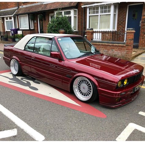 Bmw Stance, Bmw E30 Convertible, E30 Convertible, E30 Bmw, Bmw Convertible, Bmw E28, Lowrider Trucks, Bmw E30 M3, Bmw Classic Cars