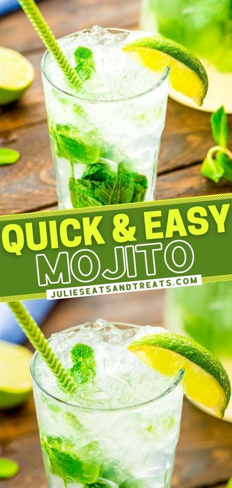 Mojito Recipe Pitcher, Best Mojito Recipe, Easy Mojito Recipe, Cuban Mojito, Mojito Recipe Classic, Mojito Ingredients, Mojito Drink, Classic Mojito, Citrus Cocktails