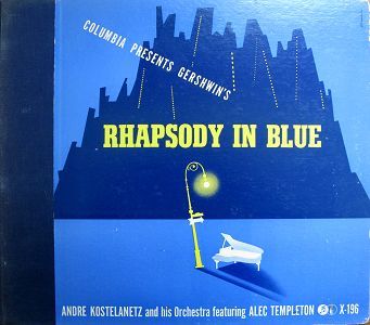 Gershwin - Rhapsody In Blue my all time favorite George Gershwin, Rhapsody In Blue, Lp Design, Lp Cover, Columbia Records, Contemporary Music, Music Artwork, Album Cover Design, Album Cover Art