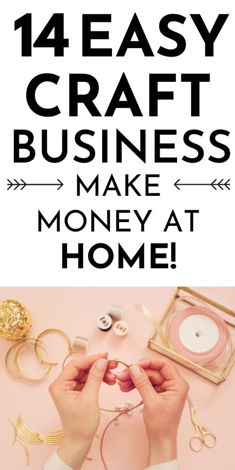 Looking for the best work from home business ideas for women and moms? Check out these 14 creative business ideas that you can do from the comfort of your home. DIY craft projects that can help you make money. This list has small handmade business ideas you can start from home. These are low start up cost businesses for stay at home moms. #businessideas #craftsformoney #startanewbusiness #financetips Diy Online Business, Business Ideas For Women Creative, Small Business Ideas For Beginners, Best Small Business Ideas 2023, Craft Ideas For Small Business, I Want To Start My Own Business, Home Business Ideas For Women Earn Money, Business Ideas For Beginners At Home, Handcrafted Business Ideas