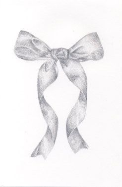 Ribbon Art Drawing, Ribbon Bow Drawing, Ribbon Reference, Ribbon Sketch, Bow Sketch, Ribbon Drawing, Lace Bow Tattoos, Ribbon Illustration, Bow Drawing