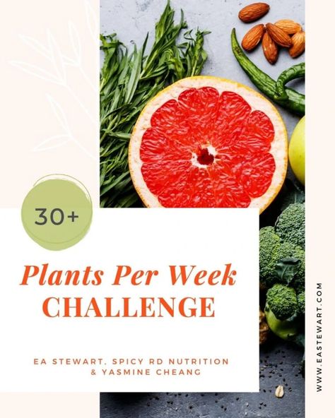 30-40+ Plants Per Week Challenge | Eat More Plants for Better Health Eat 30 Plants A Week, 30 Plants A Week Challenge, 30 Plants A Week, Eat More Plants, Cut Recipe, Nutrition Coaching, Magnesium Benefits, Food Tracker, Week Challenge